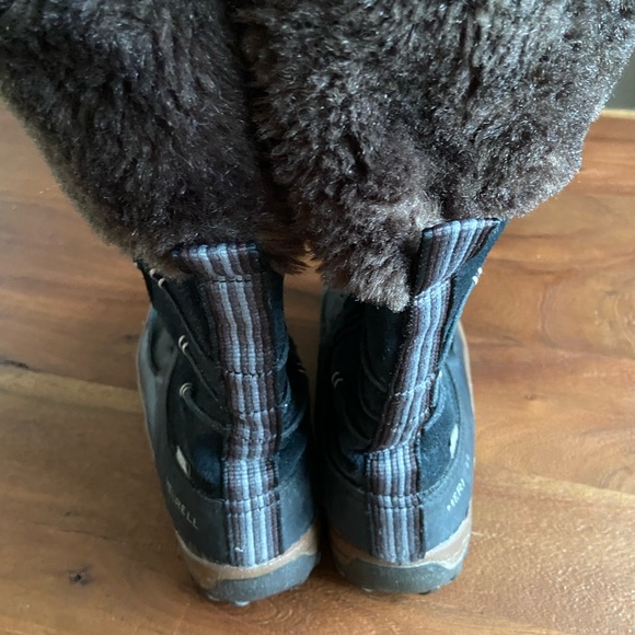 Merrell - Decora Prelude Winter leather/suede waterproof boots - Picture 6 of 10